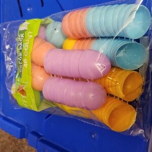 Plastic Easter eggs